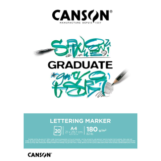 Bloc Graduate Lettering Marker 180 g/m² - Canson - Rougier et Plé