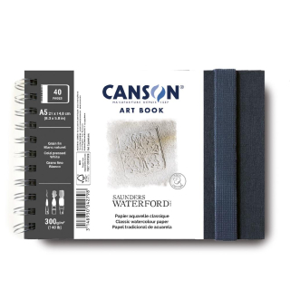 Carnet aquarelle Art Book Saunders Waterford 300 g/m2 - Canson - Rougier et Plé