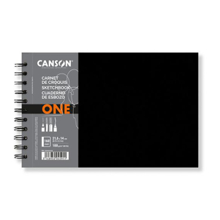 Carnet de croquis ONE Spiralé 21,6 x 14 cm - Canson - Rougier et Plé
