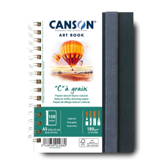 Carnet de dessin Art Book C à grain 180 g/m² 14,8 x 21 cm - Canson - Rougier et Plé