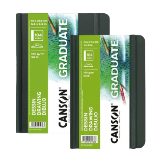 Carnet de dessin Graduate 160 g/m² 104 pages - Canson - Rougier et Plé
