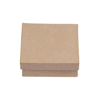 Boîte carrée 10 x 10 x 3,5 cm - Décopatch - Rougier et Plé