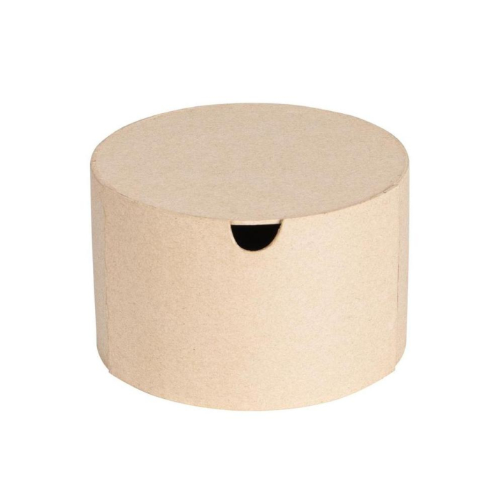 Boîte ronde Tiroir Ø 16 x 10 cm - Décopatch - Rougier et Plé