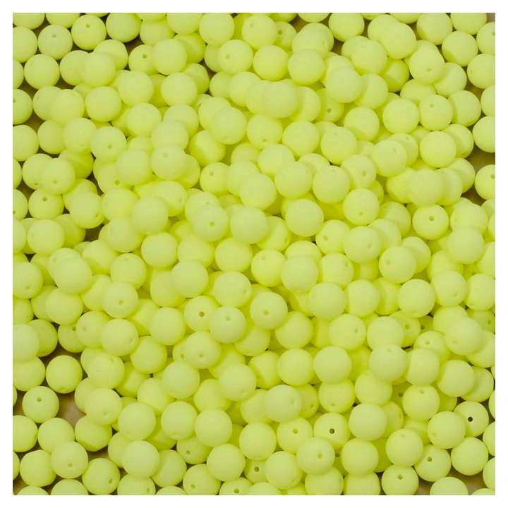 Perles de Bohème Rondes ø 6 mm Mat 10 pcs - Perles Corner - Rougier et Plé