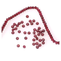 Perles en Pierre naturelle Facettées 2 x 4 mm Grenat 10 pcs - Perles Corner - Rougier et Plé