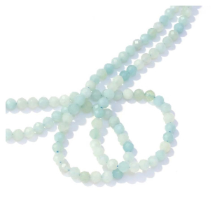 Perles en Pierre naturelle Facettées ø 4 mm 10 pcs - Perles Corner - Rougier et Plé