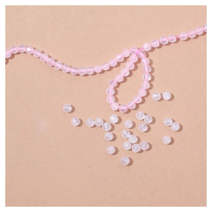 Perles en Pierre naturelle Facettées ø 4 mm 20 pcs - Perles Corner - Rougier et Plé