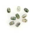 Perles Ovales en Pierre Naturelle 6 x 9 mm Agate Mousse 4 pcs - Perles Corner - Rougier et Plé
