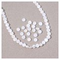 Perles Palets ø 6 mm Nacre Naturelle 10 pcs - Perles Corner - Rougier et Plé