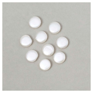 Perles Palets ø 8 mm Nacre Naturelle 10 pcs - Perles Corner - Rougier et Plé