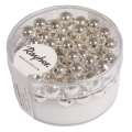 Perles en plastique 6 mm Argenté - Rayher - Rougier et Plé