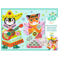 Activité collage Créer avec des stickers brillants - Djeco - Rougier et Plé