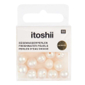 Perles d'eau douce 9-10 mm 14 pcs - Rico Design - Rougier et Plé