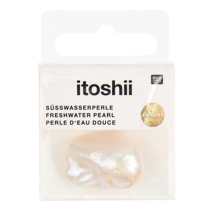 Perle d'eau douce baroque 28 x 16 x 12 mm 1 pc  - Rico Design - Rougier et Plé