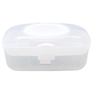 Boîte Rangement Plastique Transparent 28,5 x 15,4 x 13,1 cm - Rico Design - Rougier et Plé