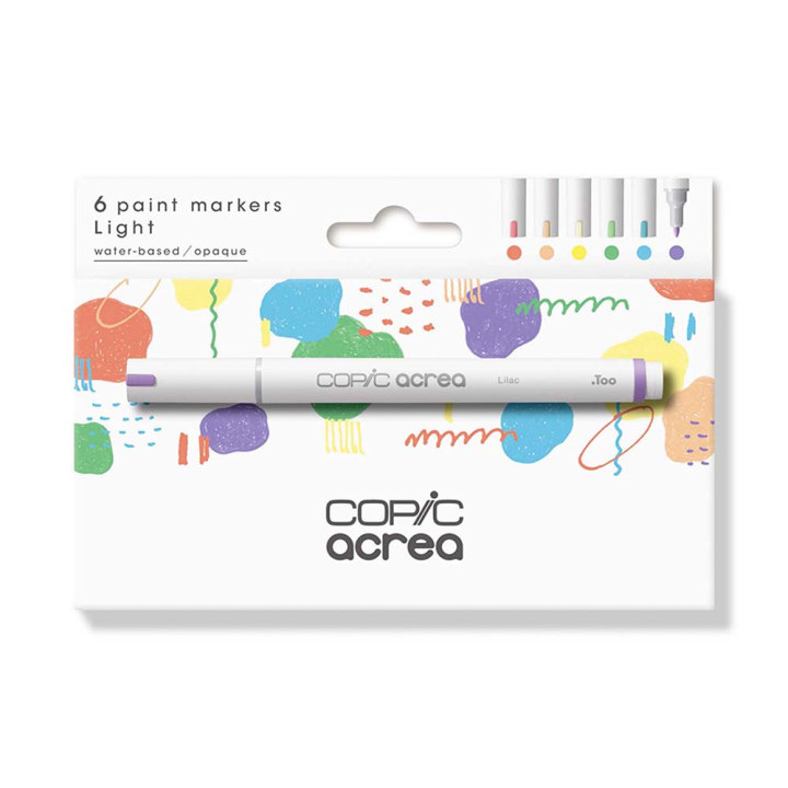 Marqueurs peinture Acrea Set Light 6 pcs - Copic - Rougier et Plé