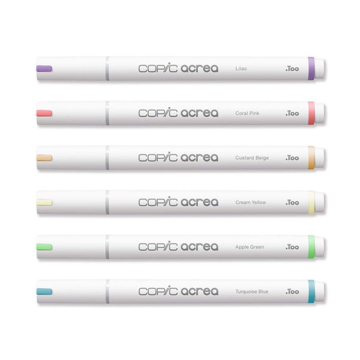 Marqueurs peinture Acrea Set Light 6 pcs - Copic - Rougier et Plé
