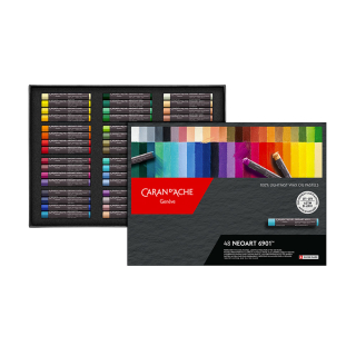 Boîte de 48 Pastels à la cire et à l'huile NEOART 6901 - Caran d'Ache - Rougier et Plé