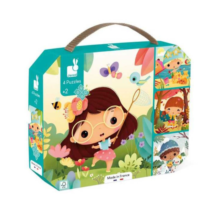 Puzzles Les 4 saisons x 4 - Janod - Rougier et Plé
