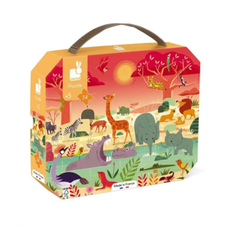 Puzzle La réserve animalière 54 pcs - Janod - Rougier et Plé