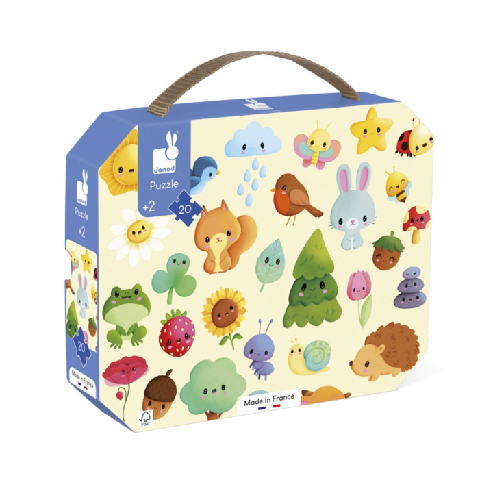 Puzzle Imagier de la nature 20 pcs - Janod - Rougier et Plé