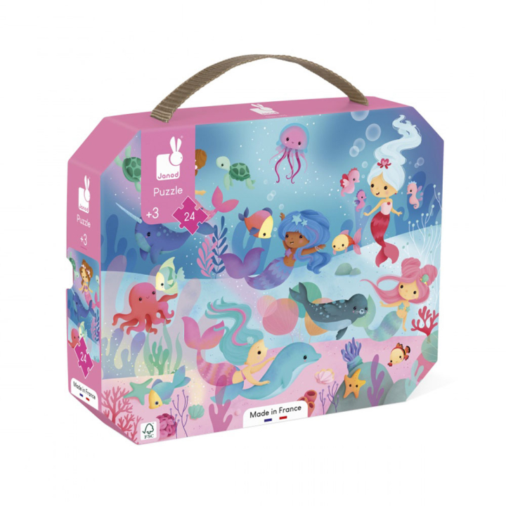 Puzzle Sirènes 24 pcs - Janod - Rougier et Plé