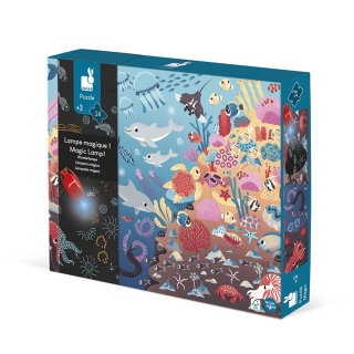 Puzzle Magique l'océan phospho N°6 24 pcs - Janod - Rougier et Plé