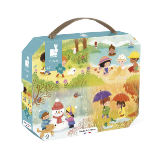 Puzzle Les saisons 36 pcs - Janod - Rougier et Plé