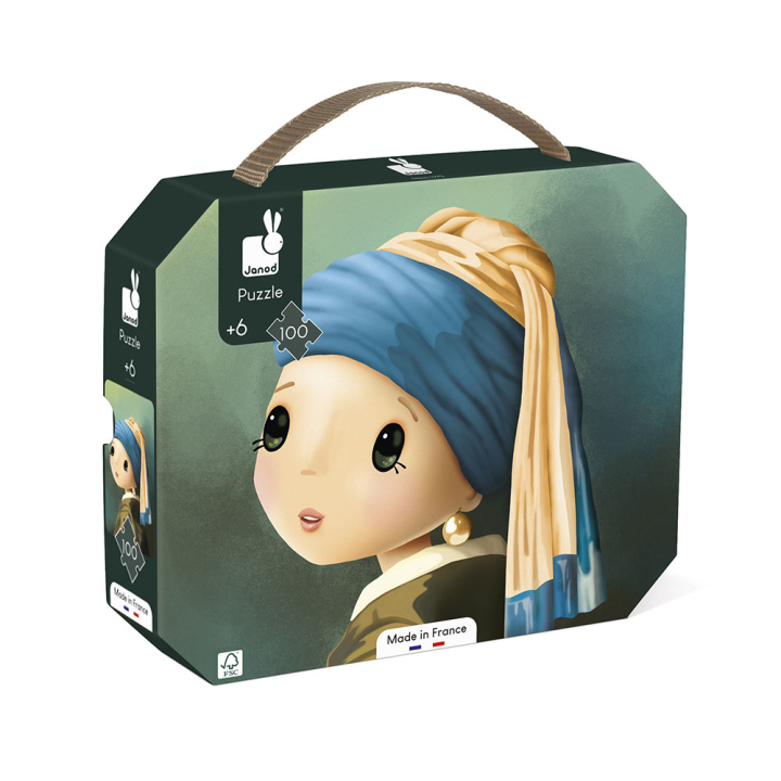 Puzzle Inspiré de Vermeer 100 pcs - Janod - Rougier et Plé