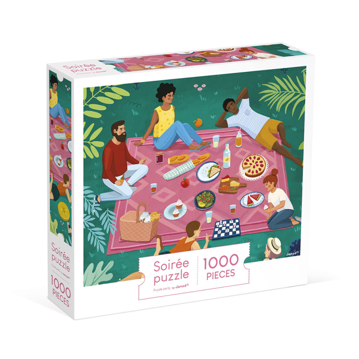Puzzle Picnic entre amis 1000 pcs - Janod - Rougier et Plé