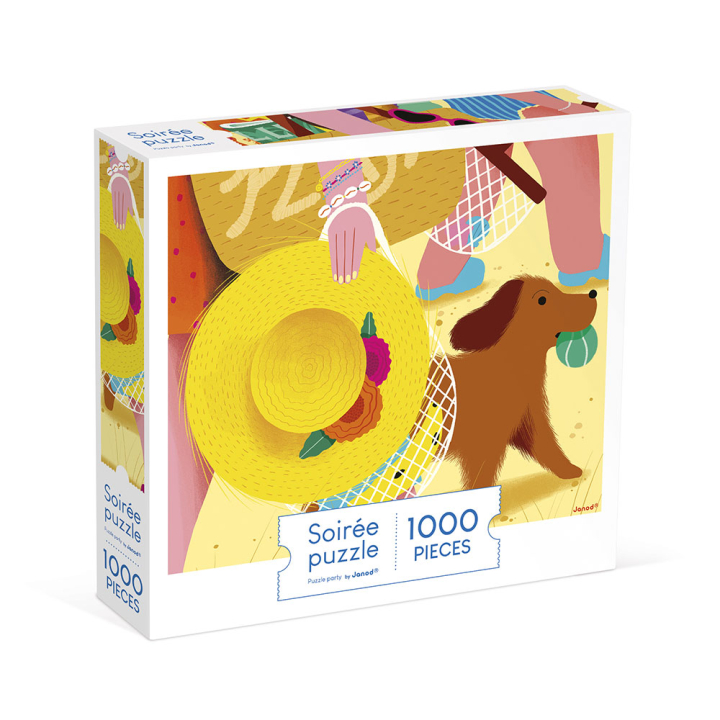 Puzzle Sortie à la plage 1000 pcs - Janod - Rougier et Plé