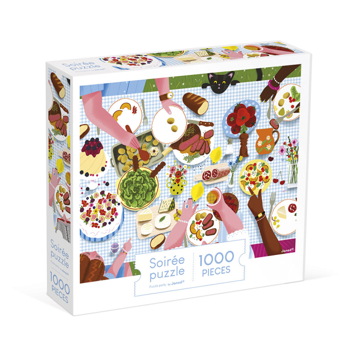 Puzzle Repas de famille 1000 pcs - Janod - Rougier et Plé