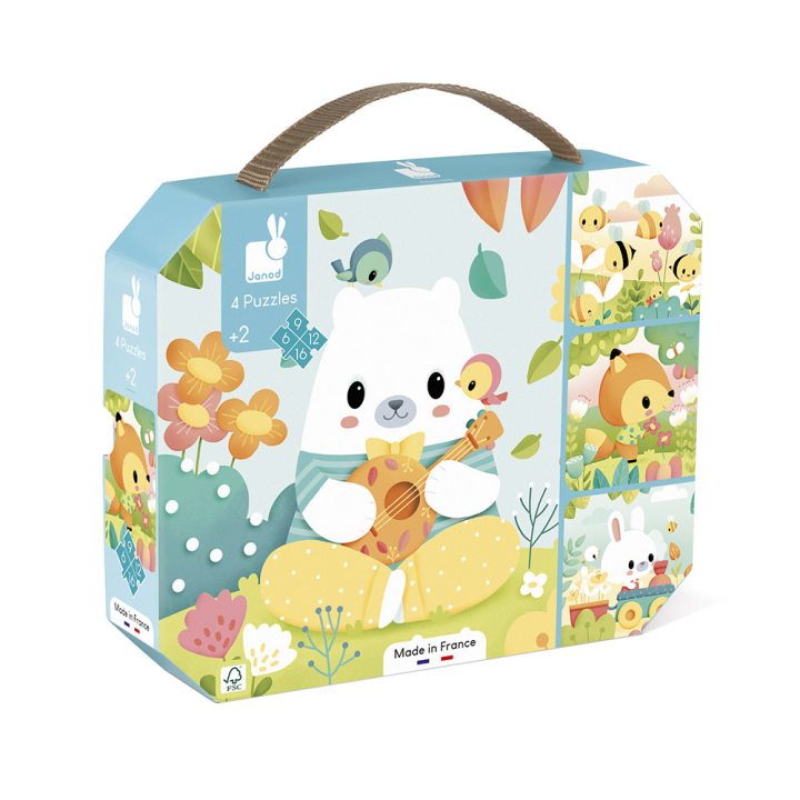 Puzzles Pure x 4 - Janod - Rougier et Plé