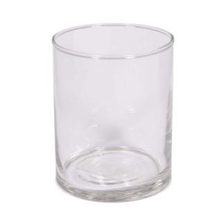Vase en verre cylindrique Ø 8 cm  - Rayher - Rougier et Plé