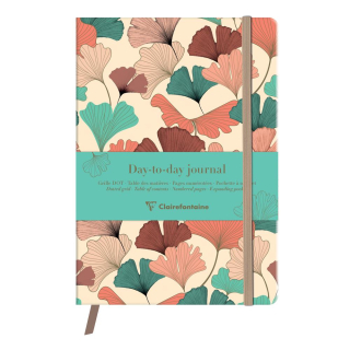 Day-to-Day Journal Gaïa beige 14,8 x 21 cm - Clairefontaine - Rougier et Plé