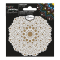 Pochoir et Support Dot painting Rosace napperon 10 cm - Aladine - Rougier et Plé