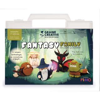 Malette Fimo Fantasy Family - Graine Créative - Rougier et Plé