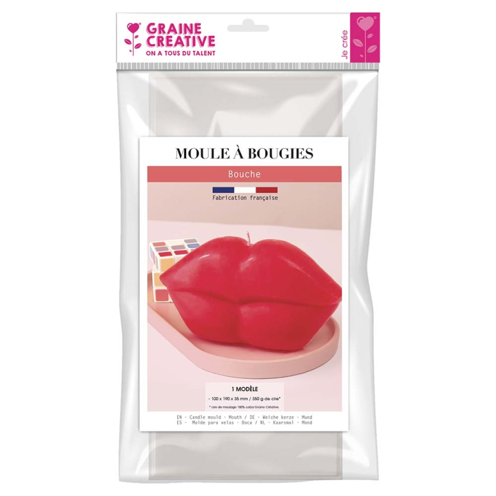 Moule Bougie Bouche - Graine Créative - Rougier et Plé