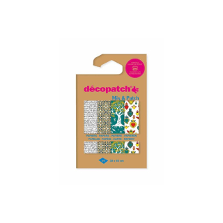 Papier Mix & Patch Spiritualité 30 x 40 cm 4 pcs - Décopatch - Rougier et Plé