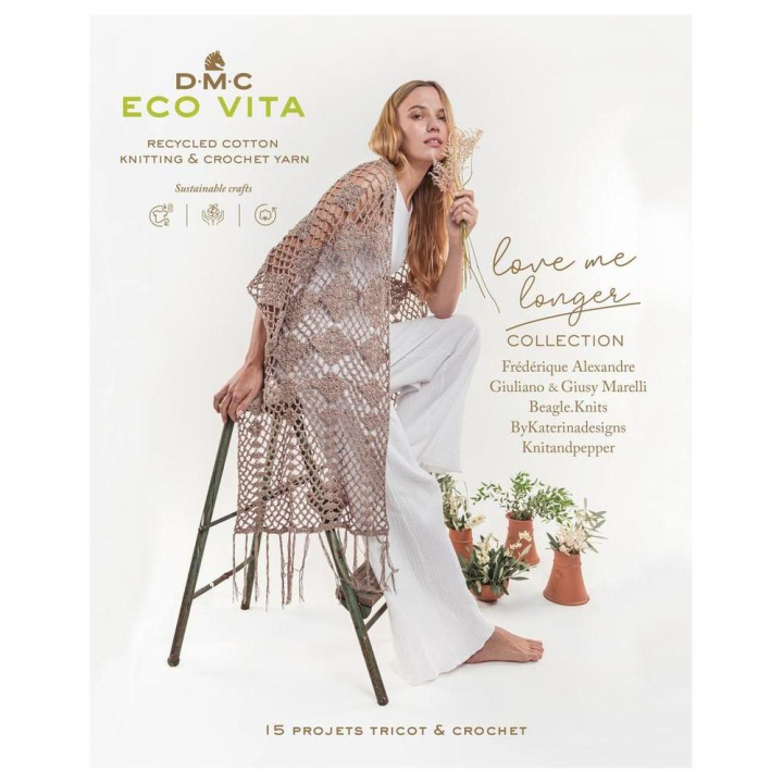 Livre 15 projets tricot Evo Vita - Love me longer n°1 - DMC - Rougier et Plé