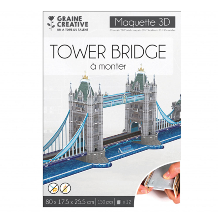 Maquette Puzzle 3D Tower Bridge - Graine Créative - Rougier et Plé