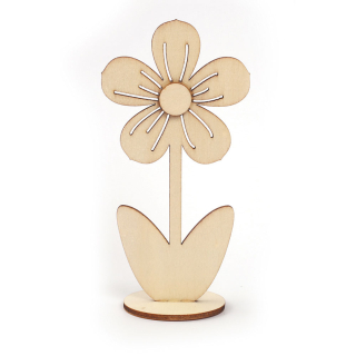 Fleur sur socle à décorer - Graine Créative - Rougier et Plé