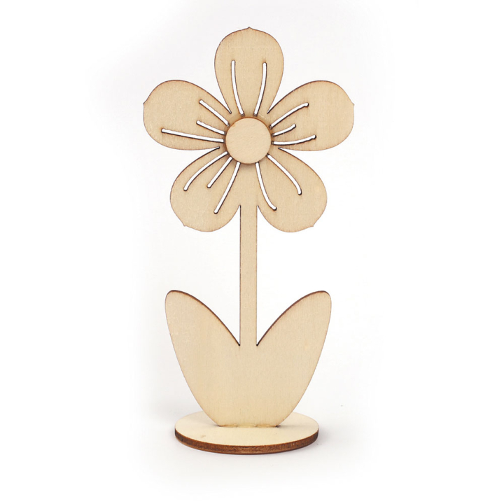 Fleur sur socle à décorer - Graine Créative - Rougier et Plé