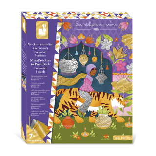 Kit créatif Stickers en métal à repousser Bollywood - Janod - Rougier et Plé
