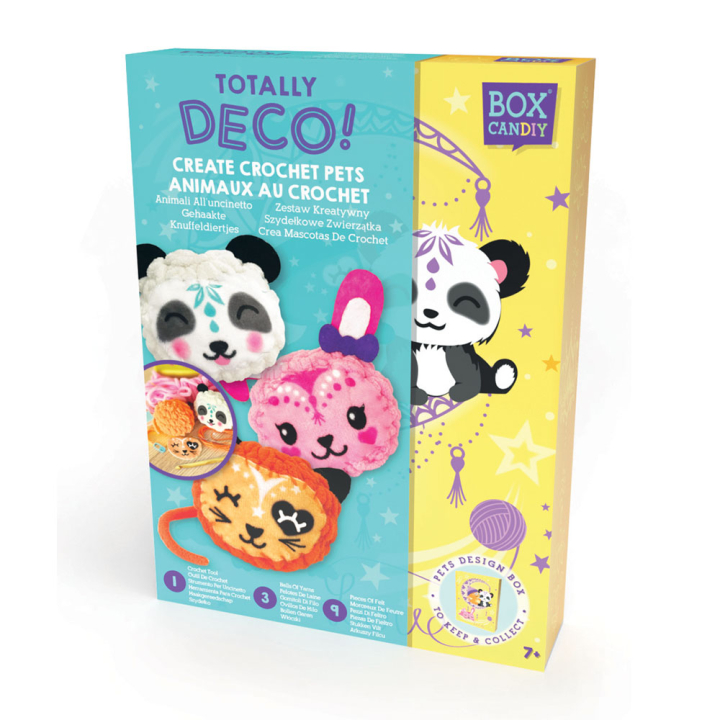 Kit animaux au crochet - Box CANDIY - Rougier et Plé