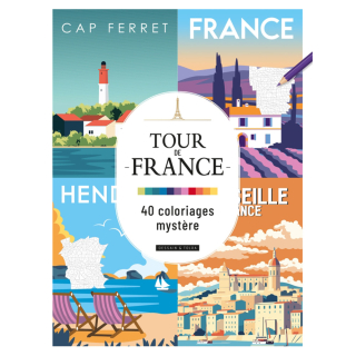 Tour de France 40 Coloriages mystères - Dessain et Tolra - Rougier et Plé