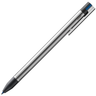 Stylo à bille multicouleurs logo acier mat - Lamy - Rougier et Plé