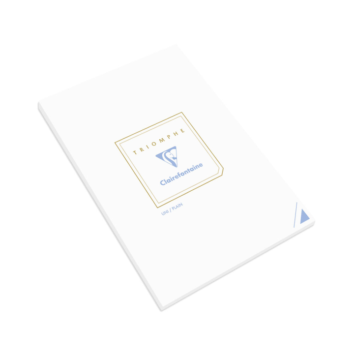 Bloc de correspondance Triomphe A5 50 feuilles velin uni 90g - Clairefontaine - Rougier et Plé