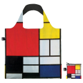 Sac shopping pliable avec pochette zip P. Mondrian Composition - Loqi - Rougier et Plé
