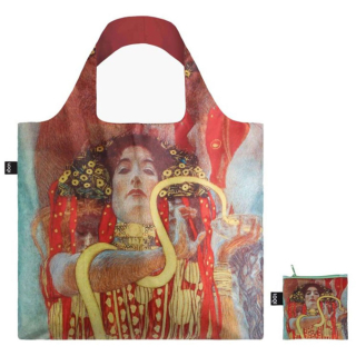 Sac shopping pliable avec pochette zip G. Klimt Hygieia - Loqi - Rougier et Plé